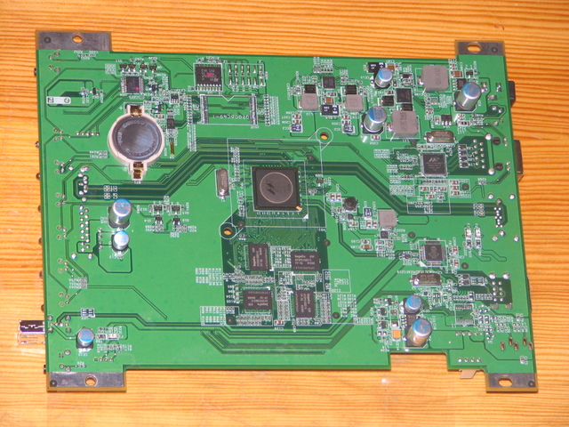 The TS-219 main board from the top