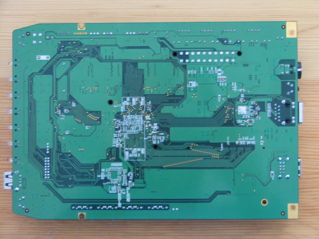 Back side of the TS-409 mainboard